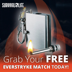 The Everstryke Match is a compact and waterproof handy gadget. It is small enough to fit on you're key chain.